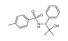 (R)-n-(2-羟基-2-甲基-1-苯基丙基)-4-甲基苯磺酰胺结构式
