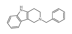 {1H-Pyrido[4,3-b]indole,} 2,3,4,5-tetrahydro-2-(phenylmethyl)- Structure