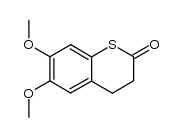 6,7-dimethoxy-thiochroman-2-one Structure