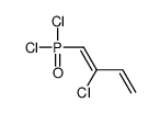 2-chloro-1-dichlorophosphorylbuta-1,3-diene结构式