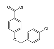 4-[(4-chlorophenyl)methoxy]benzoyl chloride Structure