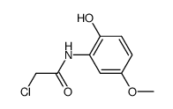 2-(2-chloro-acetylamino)-4-methoxy-phenol结构式