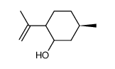 Cyclohexanol, 5-methyl-2-(1-methylethenyl)-, (5R)- (9CI)结构式