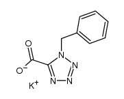 1-benzyl-1H-tetrazole-5-carboxylic acid potassium salt结构式