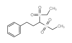 Benzene,[3,3-bis(ethylsulfonyl)propyl]-结构式