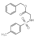 benzyl 2-[(4-methylphenyl)sulfonylamino]acetate Structure