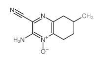 4-hydroxy-3-imino-7-methyl-5,6,7,8-tetrahydroquinoxaline-2-carbonitrile structure