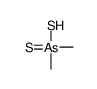 dimethyl-sulfanyl-sulfanylidene-λ5-arsane结构式