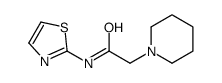 2-piperidin-1-yl-N-(1,3-thiazol-2-yl)acetamide Structure