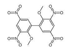 2,2'-Dimethoxy-3,5,3',5'-tetranitro-biphenyl结构式