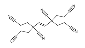 4,7-Bis-[2-cyan-aethyl]-4,7-dicyan-decen-(5)-disaeure-dinitril结构式