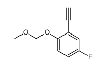 Benzene, 2-ethynyl-4-fluoro-1-(methoxymethoxy)- (9CI)结构式