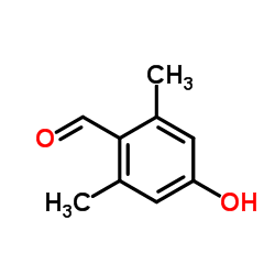 2,6-二甲基-4-羟基苯甲醛结构式
