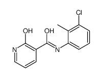 N-(3-氯-2-甲基苯基)-2-羟基烟酰胺结构式