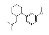 N,N-Dimethyl-2-(m-methoxyphenyl)cyclohexanemethanamine结构式