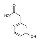 2-Pyrimidineacetic acid, 1,4-dihydro-4-oxo- (9CI) Structure