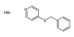 4-benzylsulfanylpyridine,hydrobromide结构式