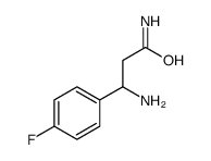 3-氨基-3-(4-氟苯基)丙酰胺结构式