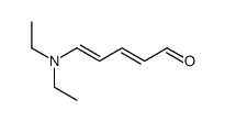 5-(diethylamino)penta-2,4-dienal Structure