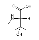 L-β-hydroxy-N-methylvaline结构式
