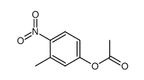 3-methyl-4-nitrophenyl acetate Structure