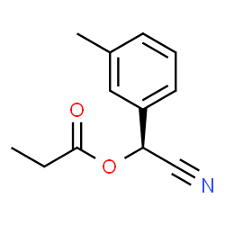 Benzeneacetonitrile, 3-methyl-alpha-(1-oxopropoxy)-, (alphaS)- (9CI) picture