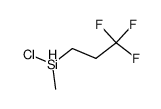 Chlor-methyl-[3,3,3-trifluor-propyl]-silan Structure