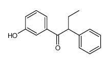 1-(3-hydroxyphenyl)-2-phenylbutan-1-one结构式