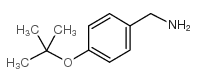 4-叔丁氧基苄胺结构式