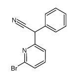 2-bromo-6-(α-cyanobenzyl)pyridine结构式