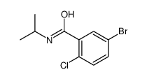 5-溴-2-氯-N-异丙基苯甲酰胺结构式