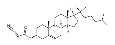cholest-5-en-3β-yl diazoacetate Structure