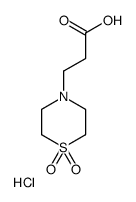 1-二氧化物-4-硫代吗啉丙酸盐酸盐结构式