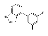 4-(3,5-difluorophenyl)-1H-pyrrolo[2,3-b]pyridine Structure