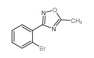 3-(2-溴苯基)-5-甲基-1,2,4-噁二唑结构式