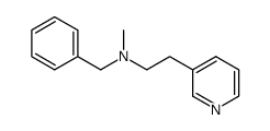 benzyl-methyl-(2-pyridine-3-yl-ethyl-)amine Structure