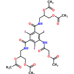 N-DesMethyl IoMeprol Pentaacetate Structure