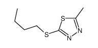 2-butylsulfanyl-5-methyl-1,3,4-thiadiazole结构式