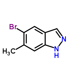 5-Bromo-6-methyl-1H-indazole Structure