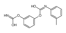 (3-carbamoyloxyphenyl) N-(3-methylphenyl)carbamate结构式