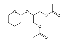 2-(tetrahydro-2H-pyran-2-yloxy)propane-1,3-diyl diacetate结构式