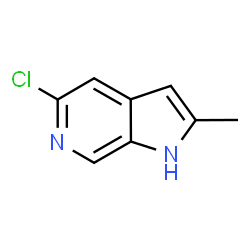 5-chloro-2-methyl-1h-pyrrolo[2,3-c]pyridine Structure