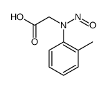 Acetic acid, 2-[(2-methylphenyl)nitrosoamino] Structure