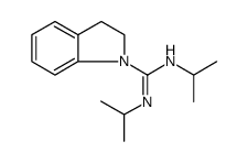 1H-Indole-1-carboximidamide, 2,3-dihydro-N,N'-bis(1-methylethyl) Structure