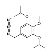 5-(azidomethyl)-2-methoxy-1,3-di(propan-2-yloxy)benzene Structure