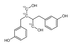 外消旋肠二醇13C3结构式