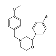 (2S)-2-(4-bromophenyl)-4-[(4-methoxyphenyl)methyl]morpholine Structure