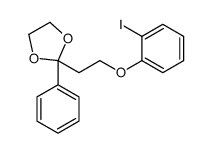 2-[2-(2-iodophenoxy)ethyl]-2-phenyl-1,3-dioxolane Structure
