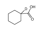 环己甲酸-D1结构式