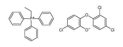 ethyltriphenylphosphonium, salt with 5-chloro-2-(2,4-dichlorophenoxy)phenol (1:1) picture
